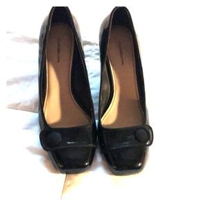 Croft&Barrow Black patent leather heels, 8.5